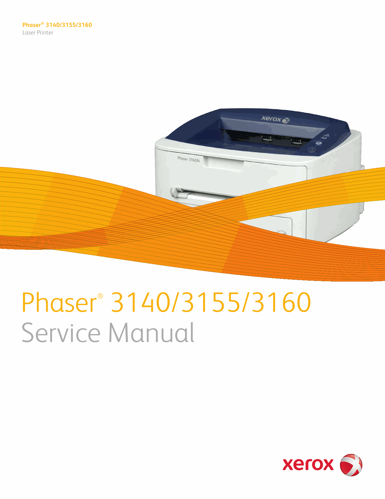 Xerox Phaser 3140 3155 3160 Parts List and Service Manual-1